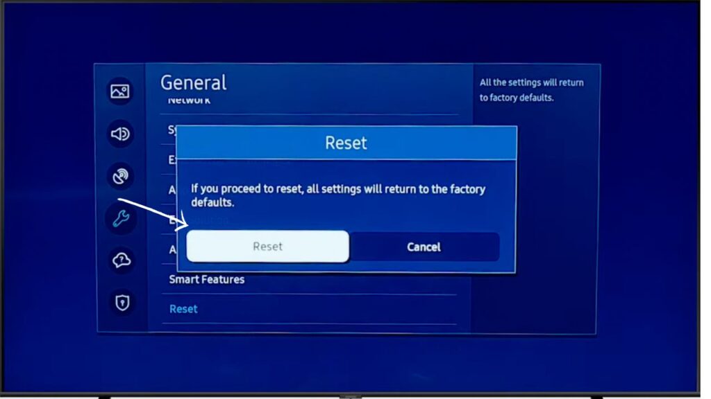 Factory Reset your Samsung TV 