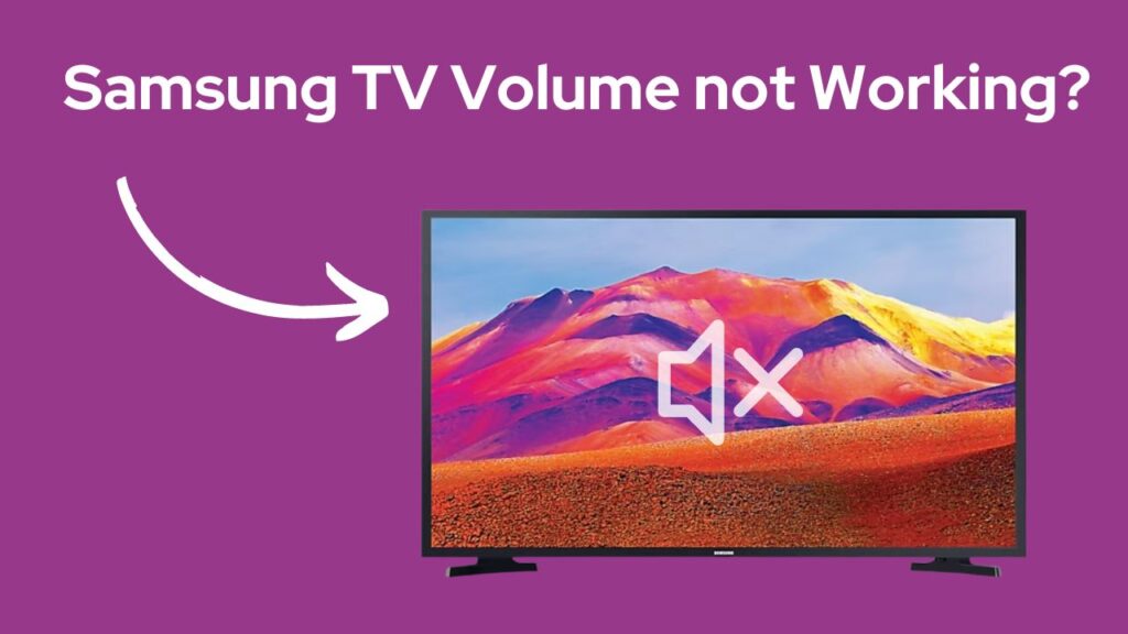 Samsung TV Volume not Working?