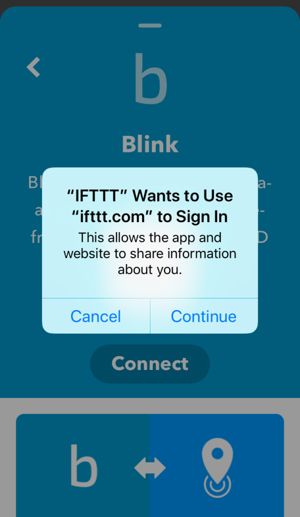 Integrating Blink with Google Home by IFTTT App